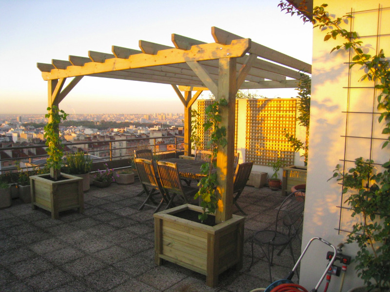 Pergola Tradi en Pin traité autoclave classe 4 ou bois exotique Pergola Tradi en Pin traité autoclave classe 4 ou bois exotique