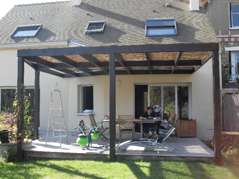 Pergola Modern en pin traité autoclave classe 4 ou en bois exotique Pergola Modern en pin traité autoclave classe 4 ou en bois exotique