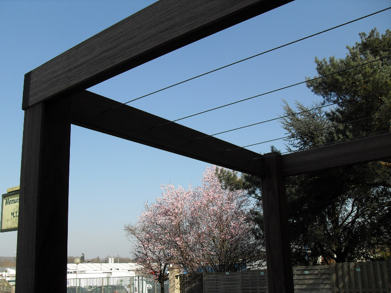 Pergola Design en pin traité autoclave classe 4 ou en bois exotique Pergola Design en pin traité autoclave classe 4 ou en bois exotique