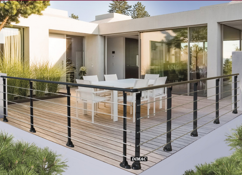 AUSTIN - Garde corps Aluminium DIMAC - Terrasse 91 77 78 92 93 94 95 75 :  Menuiserie Terrasses Création